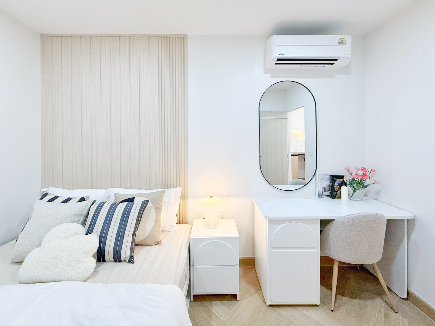 ห้องใหญ่ เอาใจคนอยากได้ 2 ห้องนอน  เดอะทรีโอการ์เดน ( The Trio Garden ) ศรีนคริทร์