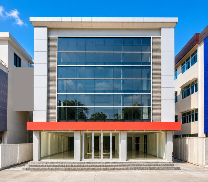 near Airport Link Lat Krabang 695 m Commercial building for rent 3 units 4StoreysNo key money! 6-lan