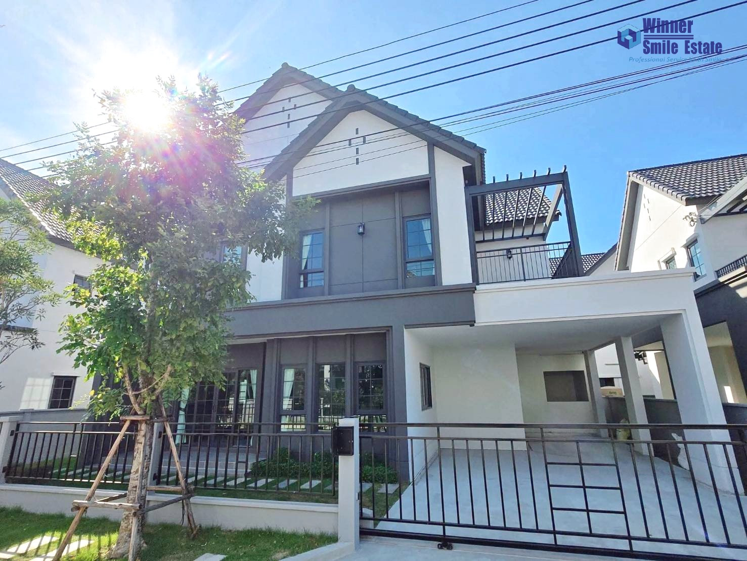 For Rent : 2-story detached house, Centro Bangna Phase 2. Brand new, ready to move in! For Rent : 2-story detached house, Centro Bangna Phase 2. Brand new, ready to move in!