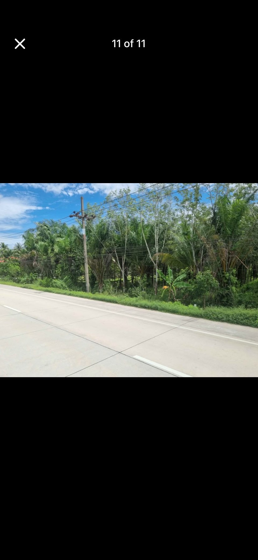 Land for sale next to a 4-lane road, prime location, near Walailak University. The  is selling it himself. – รูปที่ 3