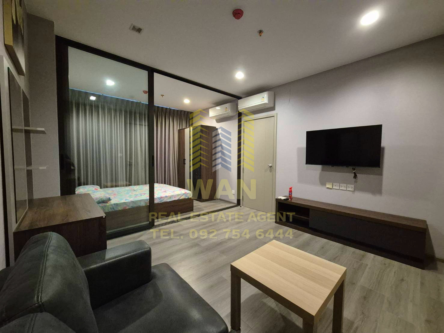 Condo for rent, The Politan Aqua, 39th floor, size 31 sq m, river view, fully furnished, ready to move in.