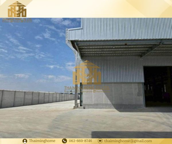 Factory/warehouse for rent 4,000 sq m, Bang Phriang, Samut Prakan, yellow layout, trailer can enter (TW8-25526)