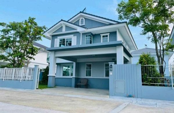 ✨ บ้านสวย พร้อมเข้าอยู่ เฟอร์นิเจอร์ครบ เครื่องใช้ไฟฟ้าครบ รองรับสัตว์เลี้ยงขนาดเล็ก ทำเลศักยภาพ ใกล้ Mega Bangna และสนามบินสุวรรณภูมิ