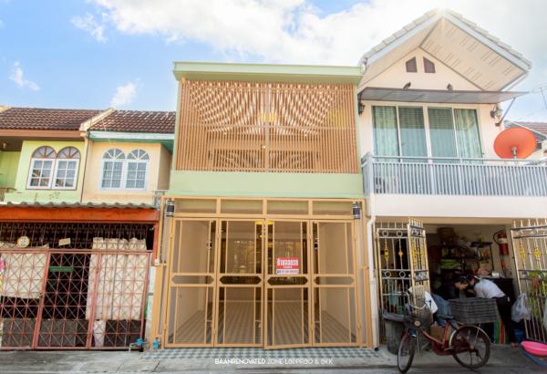 ขายบ้านมัทฉะลาเต้ หน้ากว้าง รีโนเวทใหม่ สะพานสอง เขต วังทองหลาง กรุงเทพ CX-165846