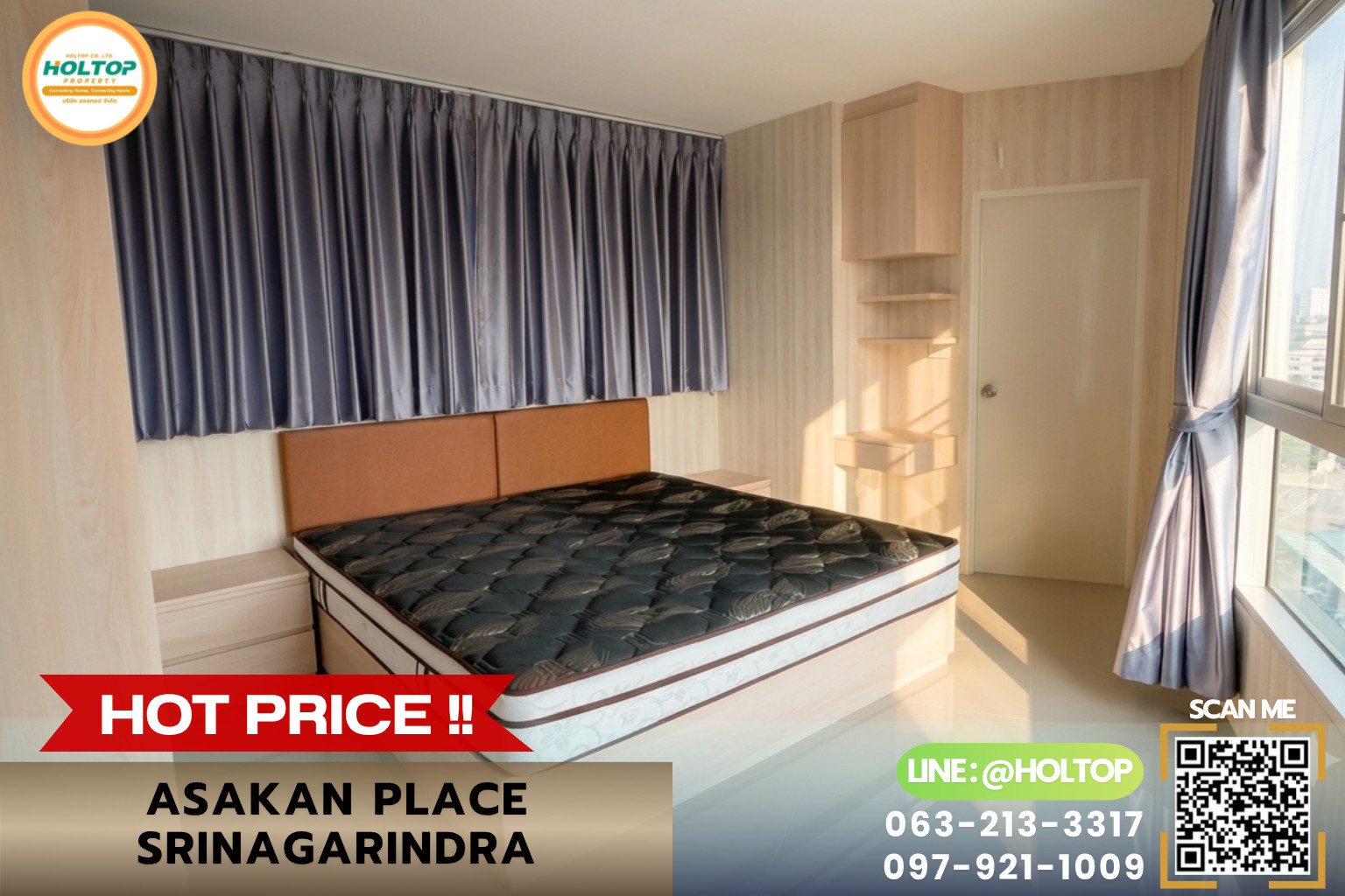 #E1203💕310769For Rent Condo Asakan Place Srinagarindra #E1203💕310769For Rent Condo Asakan Place Srinagarindra