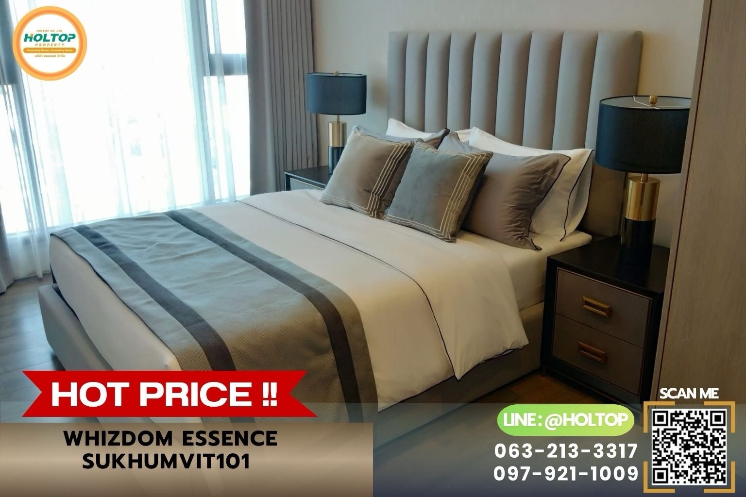 #Z6065💥270769 🔥Condo for rent Whizdom Essence Sukhumvit 101 #Z6065💥270769 🔥Condo for rent Whizdom Essence Sukhumvit 101