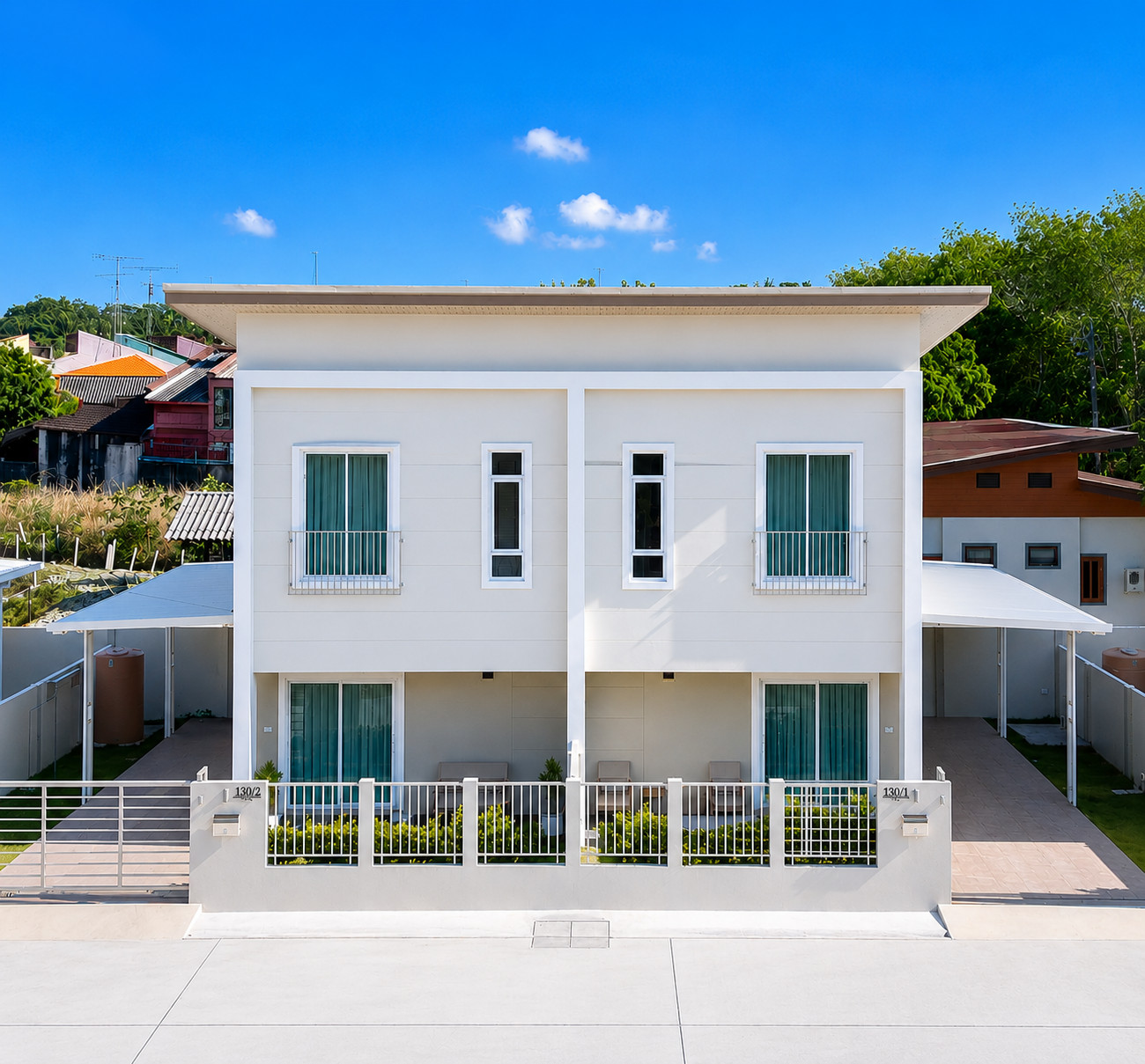 Brand-New Modern 2-Storey Twin - House in Trang City | Only ฿2.49M Brand-New Modern 2-Storey Twin - House in Trang City | Only ฿2.49M