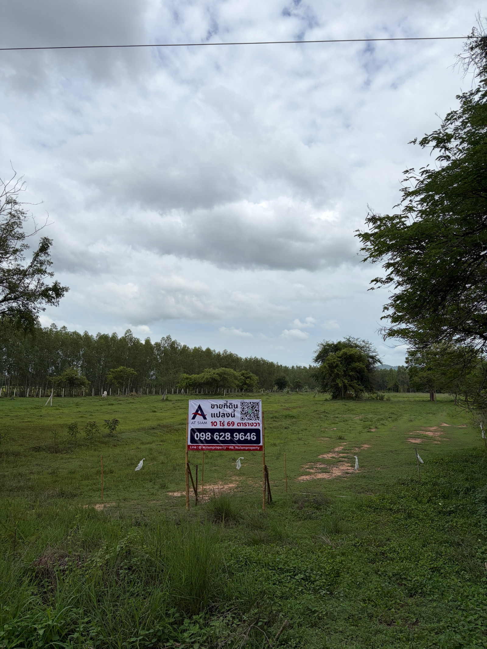 Land for sale, prime location, Ratchaburi, area 10 rai 69 square wah, wide frontage, Huai Yang Thon Subdistrict, Pak Tho District, Ratchaburi Province. – รูปที่ 2