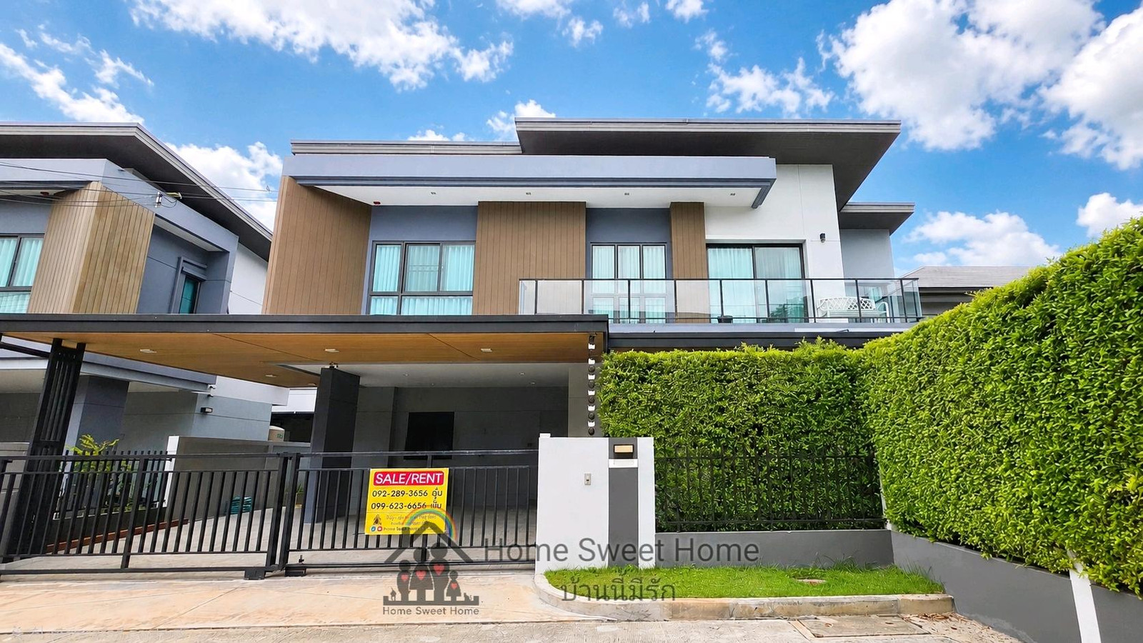 ⭐️🚩Beautiful house ready to move in, good location, next to the main road, near Bangkok University, Rangsit, near Future Park Rangsit ✨️VENUE ID Venue ID Vibhavadi-Phahon (H26207)