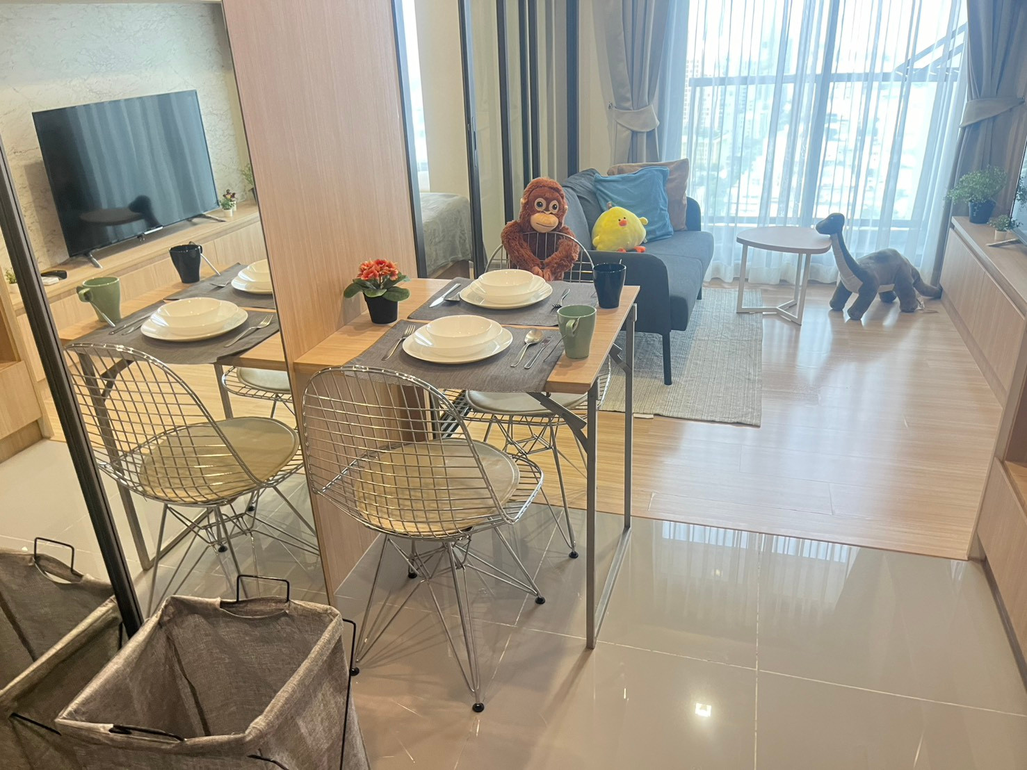 ให้เช่า M จตุจักร คอนโด Pet-friendly ตกแต่งครบ พร้อมเข้าอยู่ ใกล้ BTS หมอชิต -RW008279 – รูปที่ 4