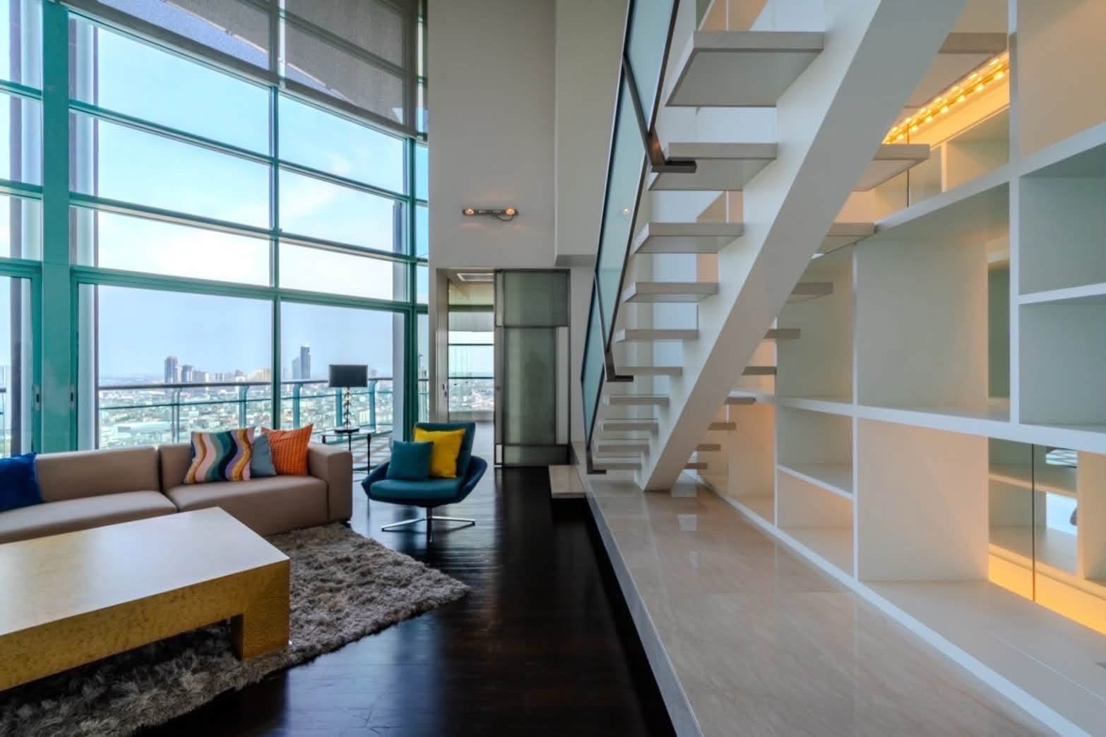 ให้เช่า Chatrium Residence Riverside Bangkok Triplex Penthouse – รูปที่ 4
