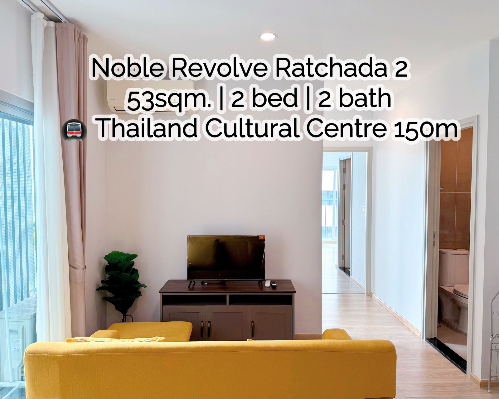🏙️ For Rent | Noble Revolve Ratchada 2