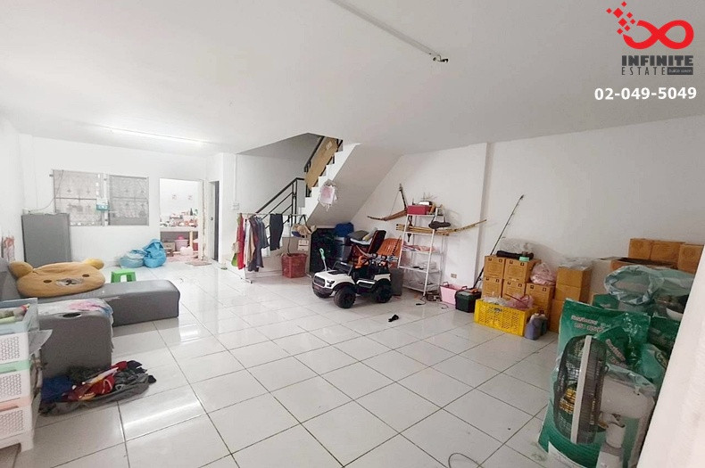 2-story townhouse for sale, Hathairat Road.  Mueang Pracha Village, 31 sq m., behind the edge, can park 2 cars. – รูปที่ 3