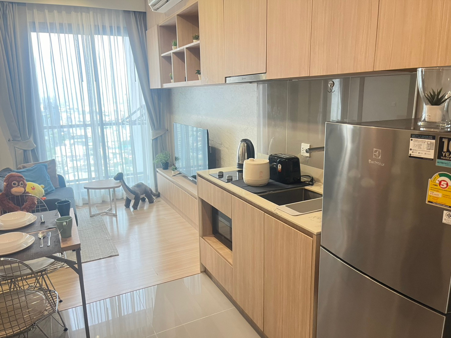 ให้เช่า M จตุจักร คอนโด Pet-friendly ตกแต่งครบ พร้อมเข้าอยู่ ใกล้ BTS หมอชิต -RW008279 – รูปที่ 3