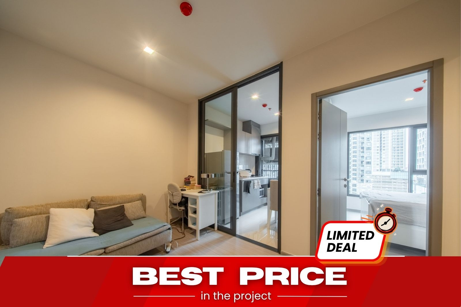 Rare Garden-View 1BR at Life Asoke Hype | Renovated Near MRT Rama 9 | Value Price - U6494731 Rare Garden-View 1BR at Life Asoke Hype | Renovated Near MRT Rama 9 | Value Price - U6494731