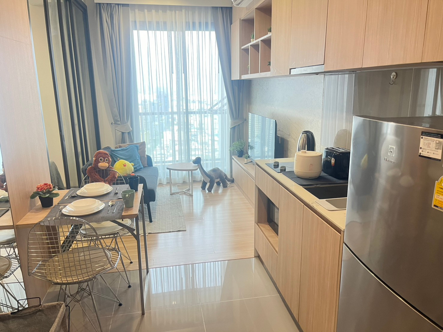 ให้เช่า M จตุจักร คอนโด Pet-friendly ตกแต่งครบ พร้อมเข้าอยู่ ใกล้ BTS หมอชิต -RW008279 – รูปที่ 2