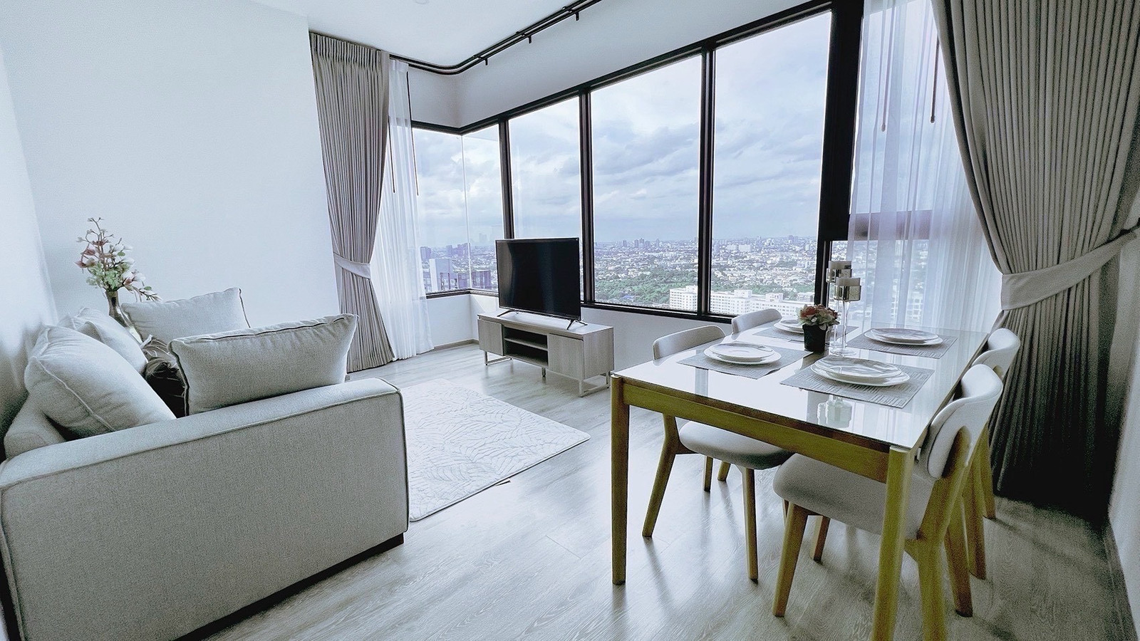 🔥Rent at Knight Bridge Prime Onnut 🔥2BR 2BR.🔥 50,000🔥55sqm🔥Floor40