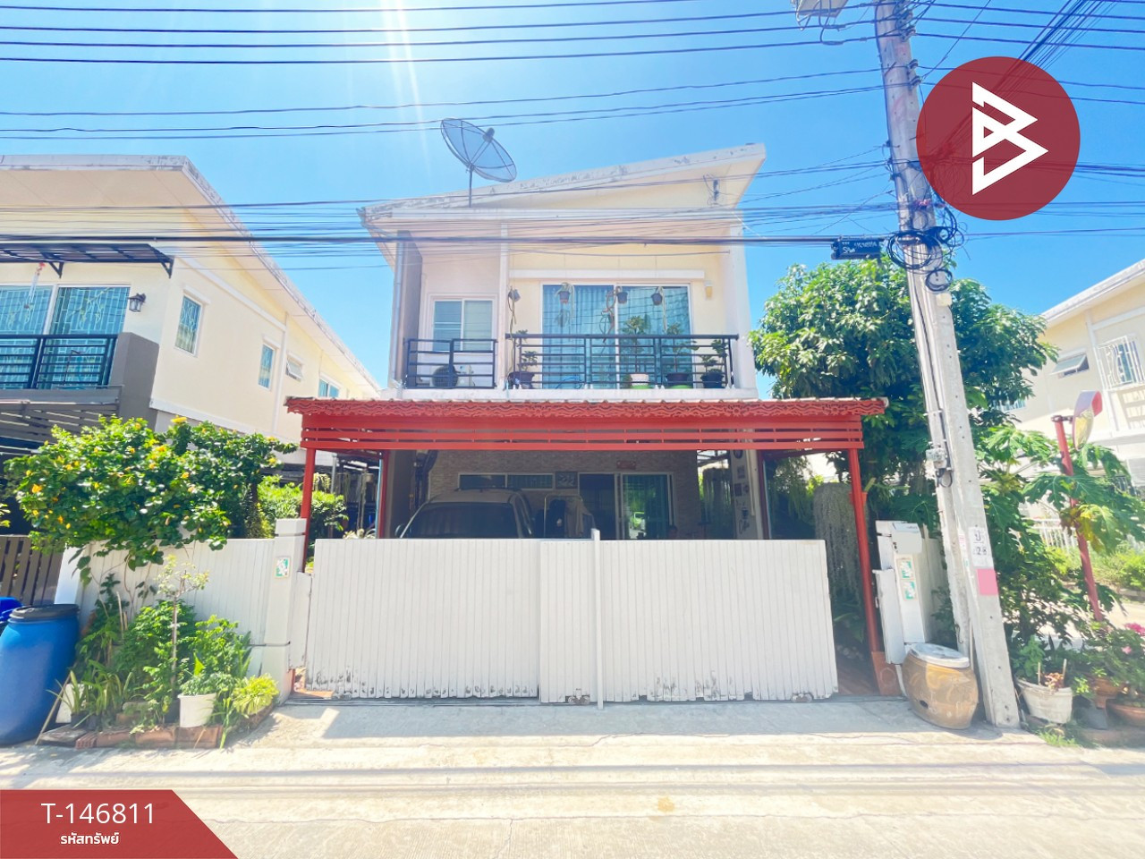 Semi-detached house for sale, Naturera Village Sukhumvit-Praksa (Natura Sukhumvit-Praksa) Samut Prakan