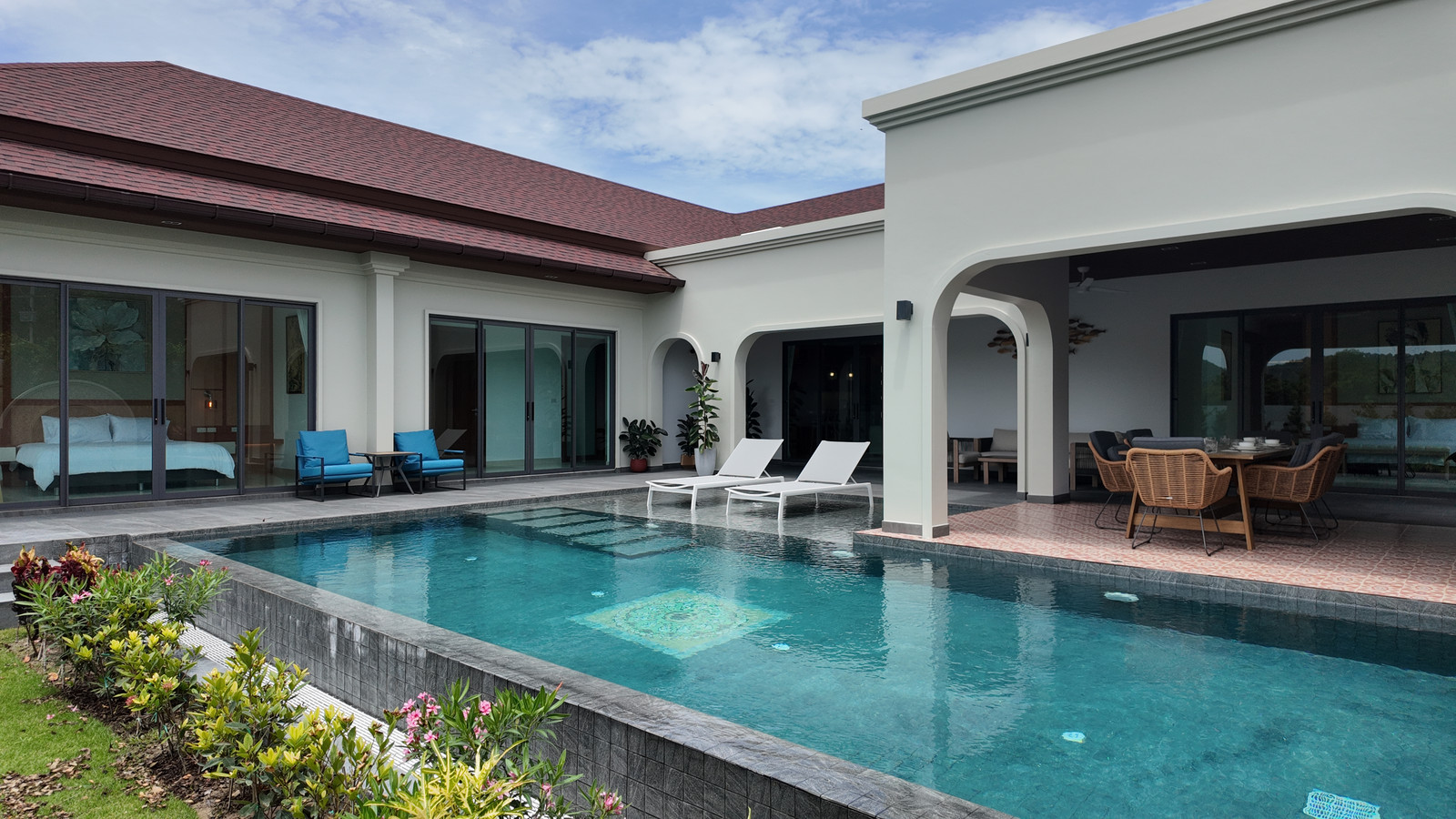 BIRDIE Luxury L-Shaped Pool Villa Near Black Mountain – Hua Hin (BS69070035)