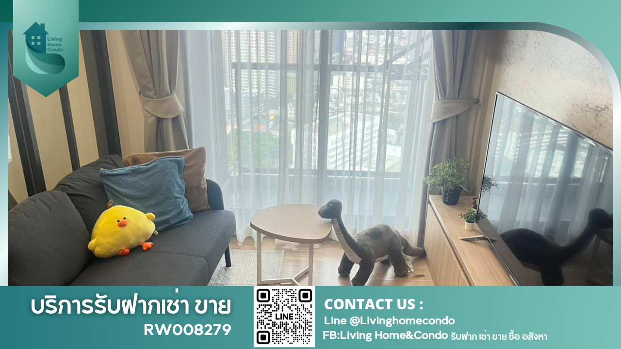 ให้เช่า M จตุจักร คอนโด Pet-friendly ตกแต่งครบ พร้อมเข้าอยู่ ใกล้ BTS หมอชิต -RW008279 ให้เช่า M จตุจักร คอนโด Pet-friendly ตกแต่งครบ พร้อมเข้าอยู่ ใกล้ BTS หมอชิต -RW008279