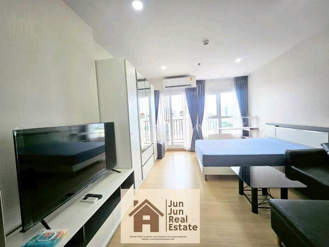 💥10,000💥 Exact cover💯💯Supalai Veranda Ramkhamhaeng 28 sq m. Studio room, Building C, 14th floor.