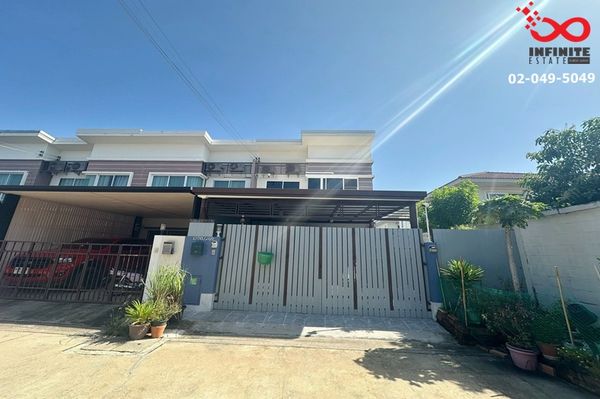 ขายทาวน์โฮม 2 ชั้น ศุภาลัยวิลล์ รังสิต คลอง 2 หลังริม ต่อเติม พร้อมเข้าอยู่  