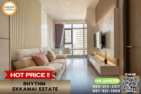 #E1177💕300769ให้เช่าคอนโด  Rhythm Ekkamai Estate 