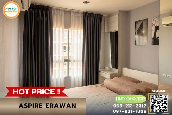 #E1185💕300769ให้เช่าคอนโด Aspire Erawan 
