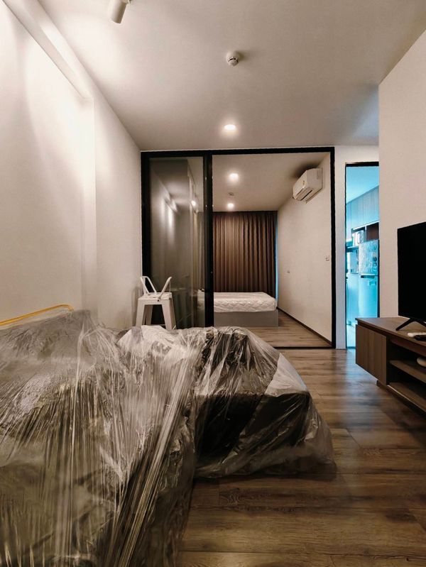 ขายคอนโด Knightsbridge Collage Sukhumvit 107 (ไนท์บริดจ์ คอลลาจ สุขุมวิท 107) ขนาด 30.02 ตร.ม. ชั้น 10 ใกล้ BTS แบริ่ง แต่งครบระบบ Smart Home Automation