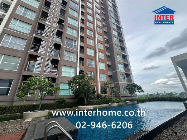 Condominium 49.53 sq m. Aspire Rattanathibet 1 Near The City Village, Rattanathibet, Khaerai, Rattanathibet Road. Nonthaburi Bypass Road, Mueang Nonthaburi, Nonthaburi