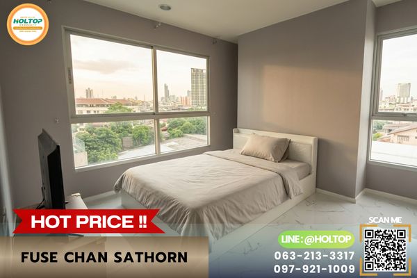 #E1180💕300769ให้เช่าคอนโด  Fuse Chan Sathorn