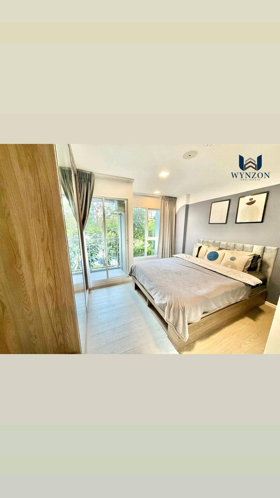 🏝️🌊 𝗞𝗔𝗩𝗘 𝗧𝗢𝗪𝗡 𝗜𝗦𝗟𝗔𝗡𝗗 | 𝟮 𝗕𝗘𝗗𝗥𝗢𝗢𝗠𝗦 | วิวสระ 🌊 | ใกล้ ม.กรุงเทพ รังสิต