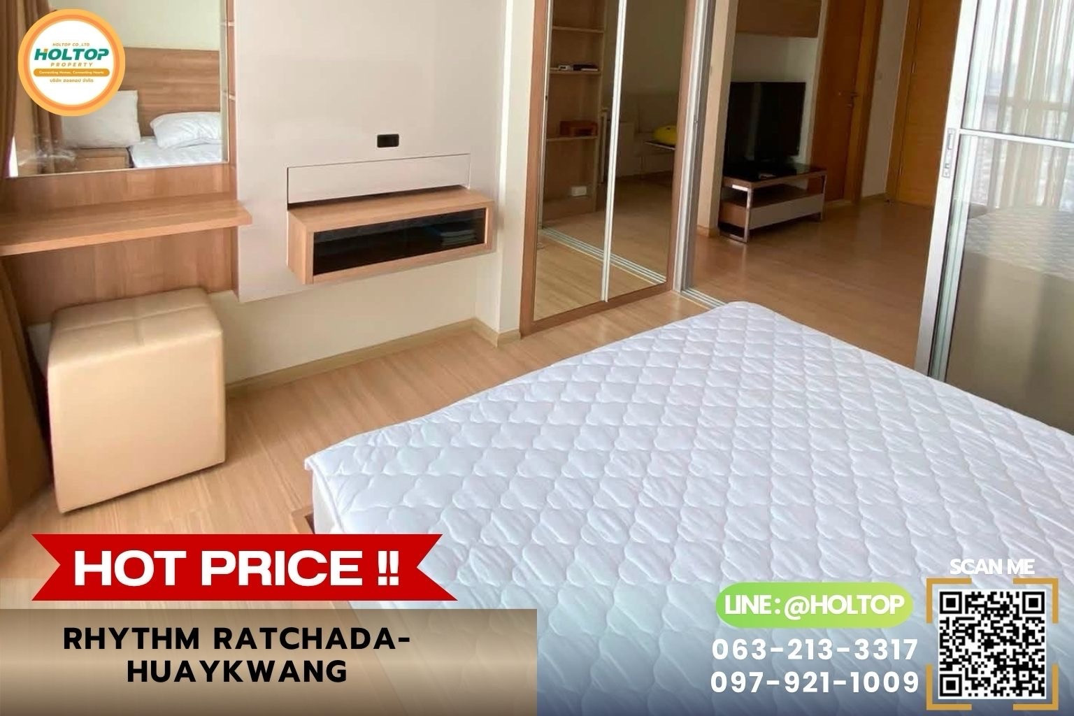 #Z6089💥010869 🔥Condo for rent RHYTHM Ratchada-Huaykwang #Z6089💥010869 🔥Condo for rent RHYTHM Ratchada-Huaykwang