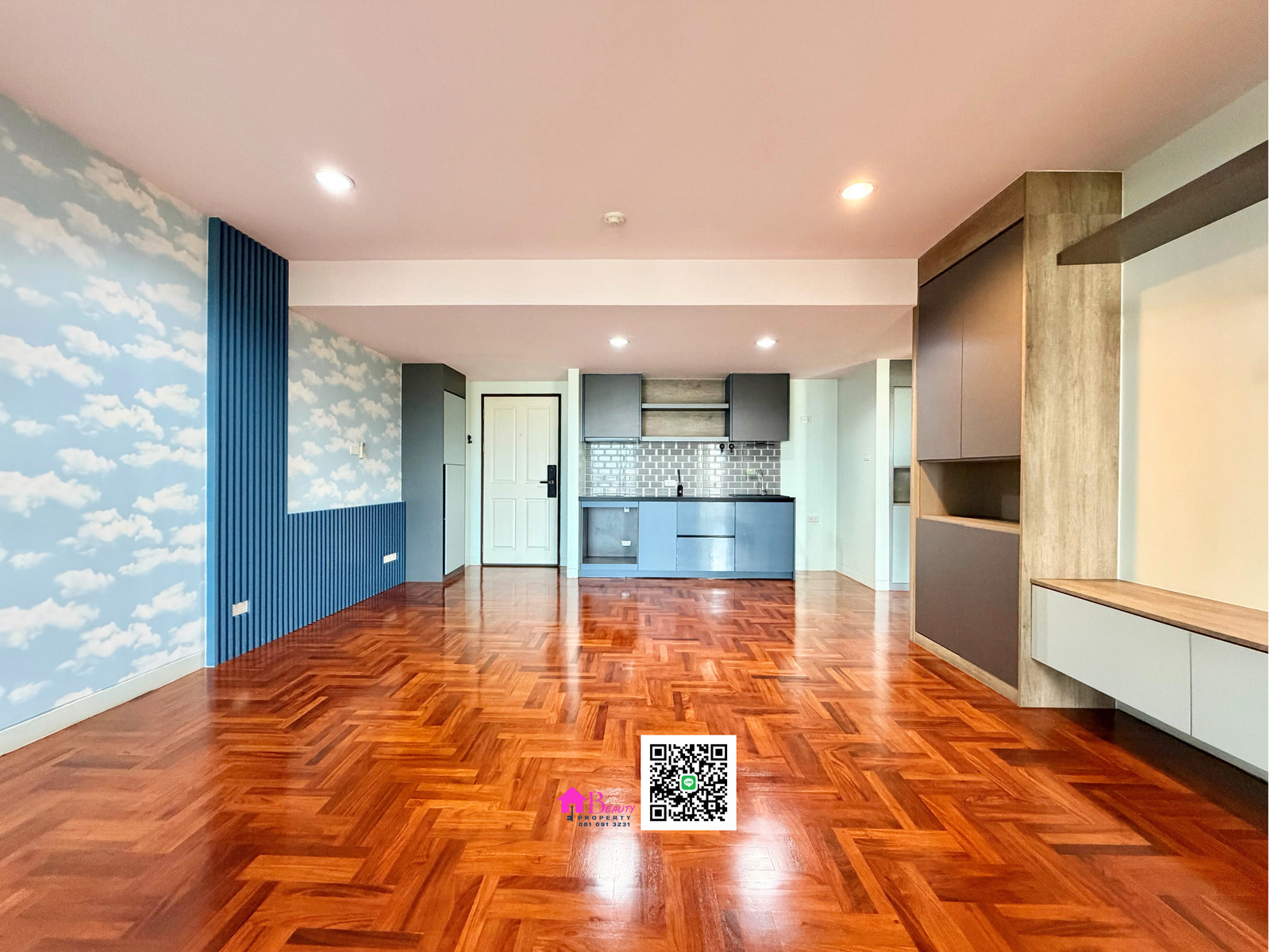 Renovated 2-Bedroom Home at Baan Suan Sukhothai | 68.42 Sq.m. 081 091 3231 Top Floor | Dusit