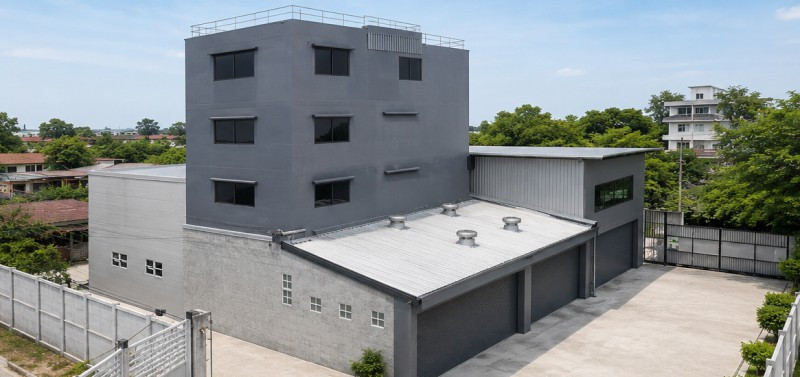 Charan31-41 BangKhunSi BangkokNoi 600sq.m 5-story building with rooftop for rent featuring 4bed Rent