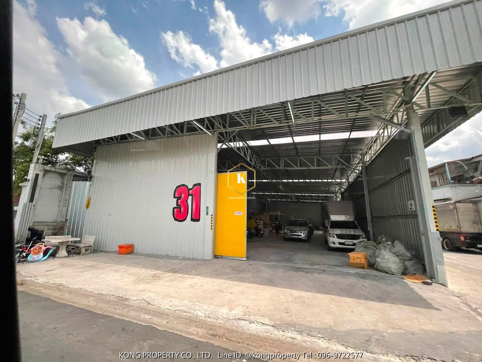 Warehouse for rent, Songprapha, Don Mueang, Bangkok, area 468 sq m.