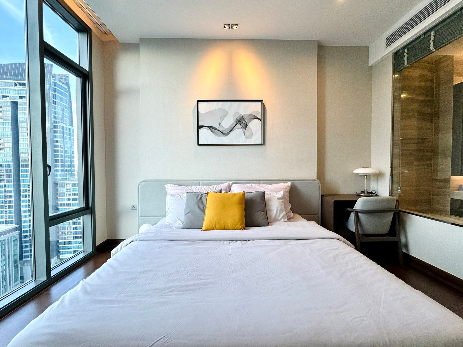 Q1 Sukhumvit for rent 92 sqm 2 beds 2 baths 100,000 per month – รูปที่ 4