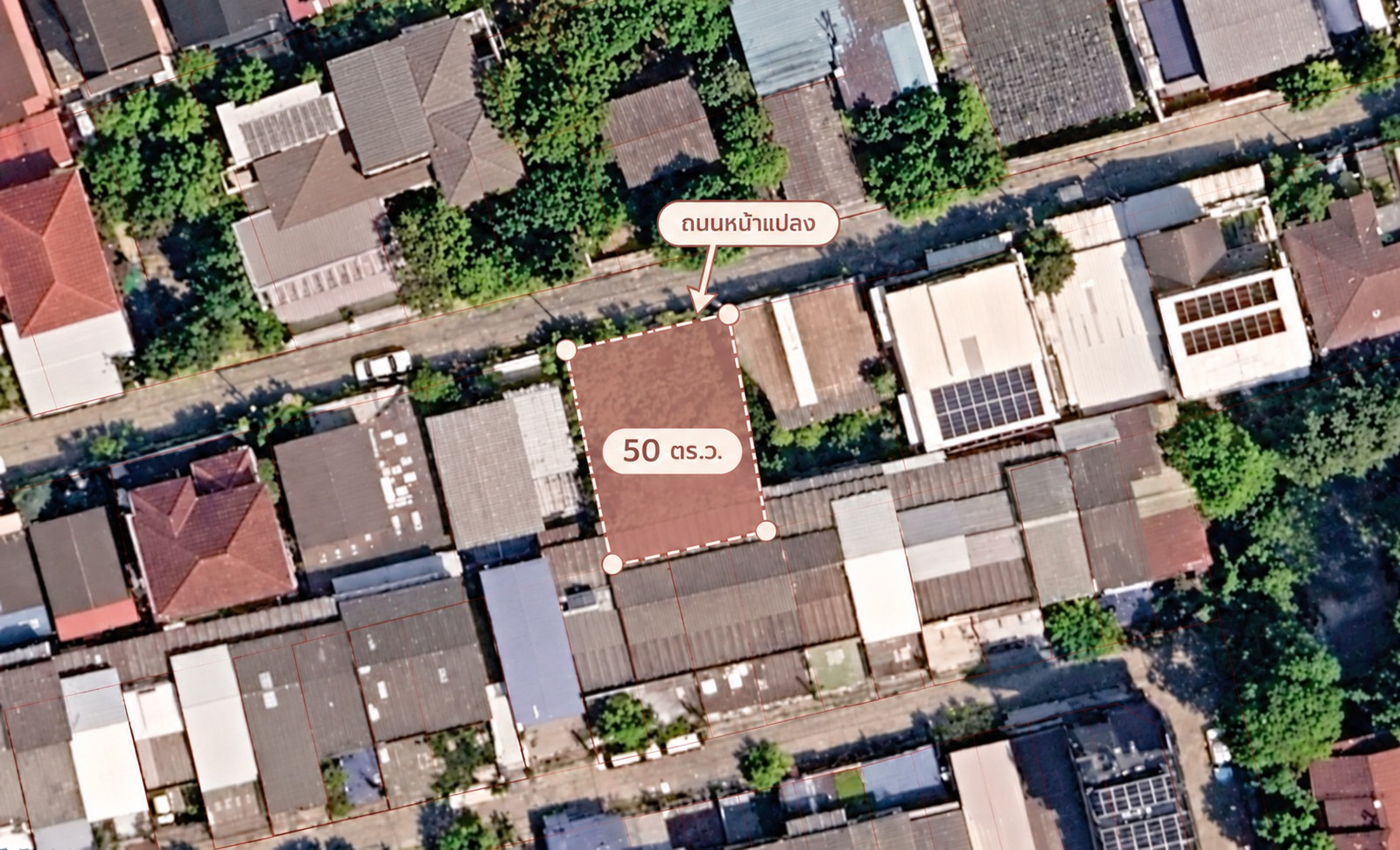 Empty land for sale, Soi Sukhumvit 68, good location near Bangna intersection. – รูปที่ 4