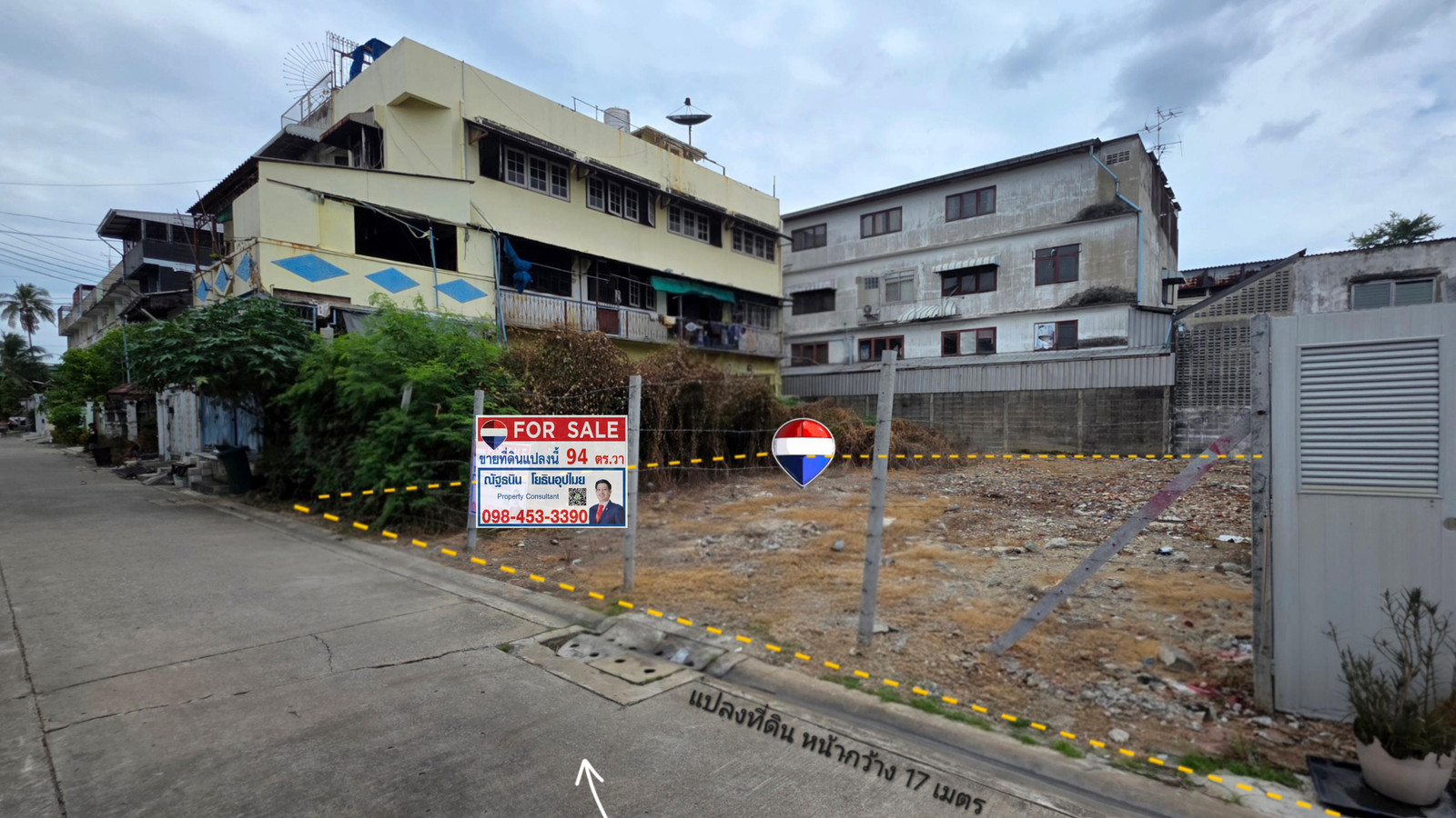 Empty land <- Phetkasem 76, "94 sq m. Popular print size!" The price is still cheaper! Area per square meter of condo! – รูปที่ 3