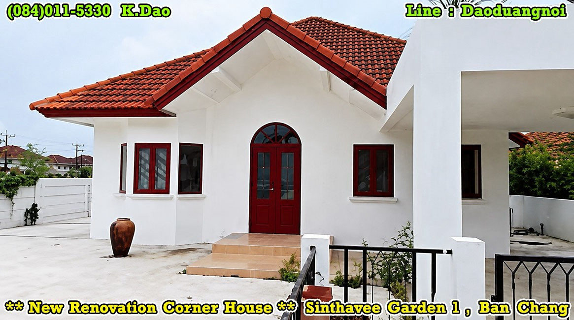 Sinthavee Garden 1, Ban Chang *** Renovation Corner House ***