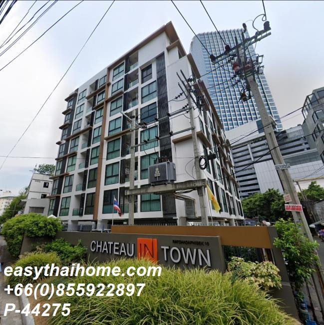P-44275 🔥 Condo For Rent (Modern Pop Art Style) Chateau In Town Ratchada 10 Near MRT Thailand Cultural Centre / Huai Khwang Line ID: @easythaihome 085-592-2897 – รูปที่ 3