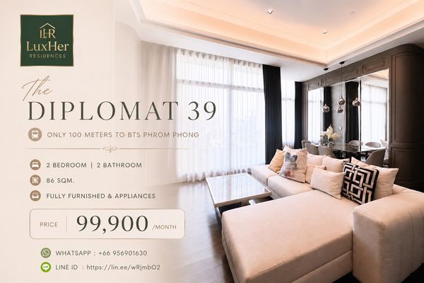 🏙️ The Diplomat 39 | Luxury Living ใจกลางพร้อมพงษ์ ใกล้ BTS เพียงไม่กี่ก้าว ✨