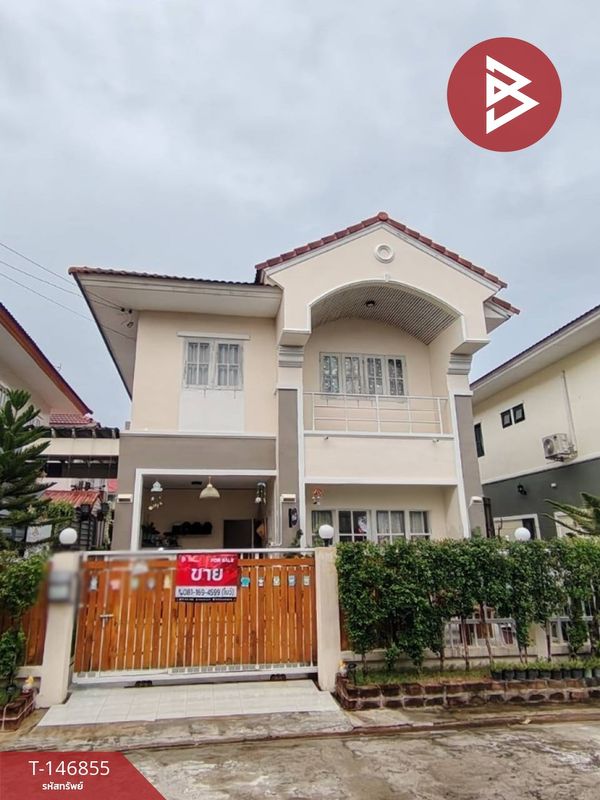 Semi-detached house for sale, Burirom Village Lam Luk Ka-Khlong 4 Pathum Thani