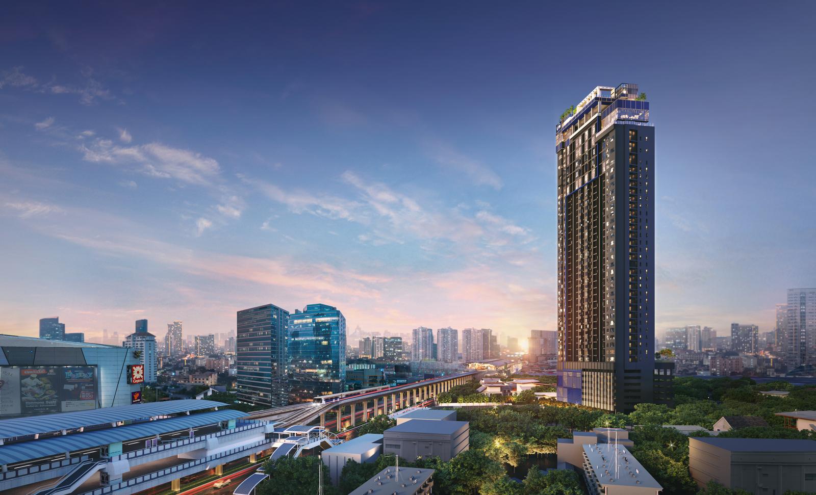 1 Bed 35 ตร.ม. ยูนิตชั้นสูง แปลนห้องตัวอย่าง | Life Phahon-Ladprao | 5.17 ล้านบาท – รูปที่ 3