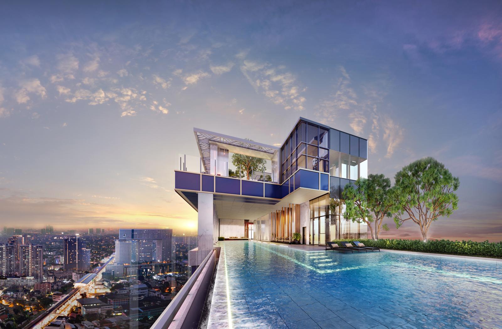 1 Bed 35 ตร.ม. ยูนิตชั้นสูง แปลนห้องตัวอย่าง | Life Phahon-Ladprao | 5.17 ล้านบาท – รูปที่ 4