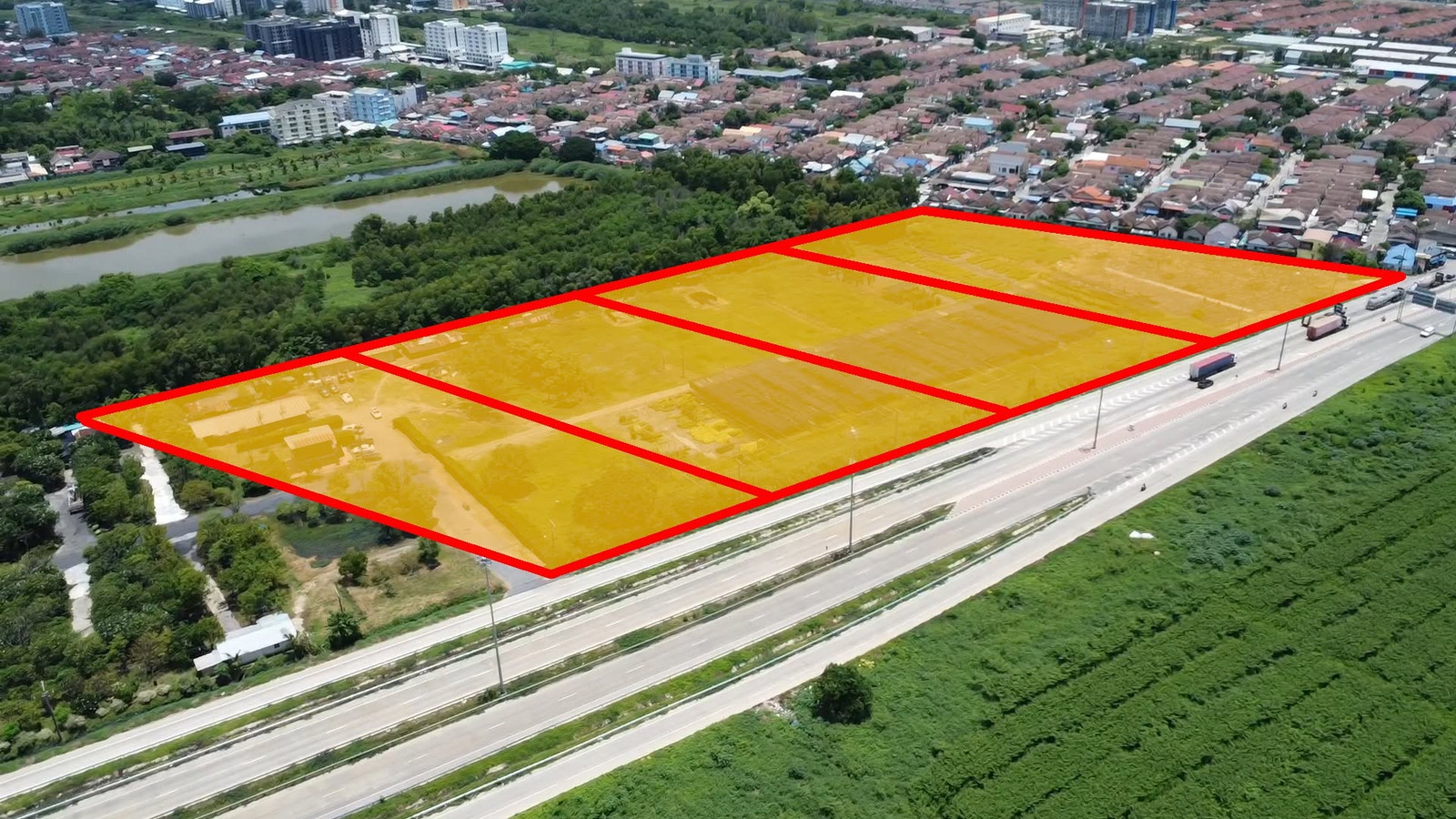 Land for sale next to the road Rangsit-Nakhon Nayok Khlong 6 Land for sale next to the road Rangsit-Nakhon Nayok Khlong 6