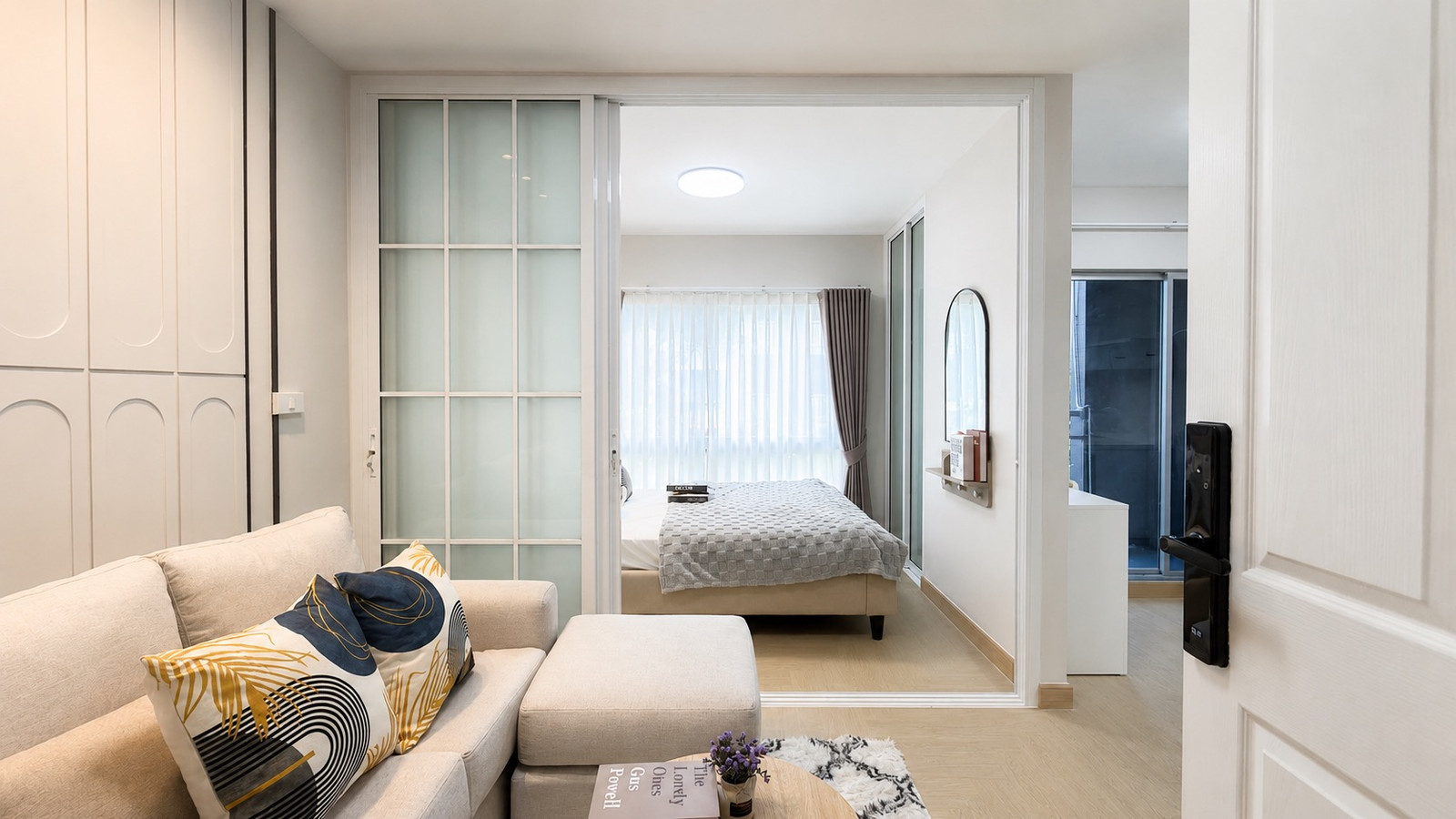 Newly decorated condo for sale Plum Ladprao 101 only 1.299 million baht Newly decorated condo for sale Plum Ladprao 101 only 1.299 million baht