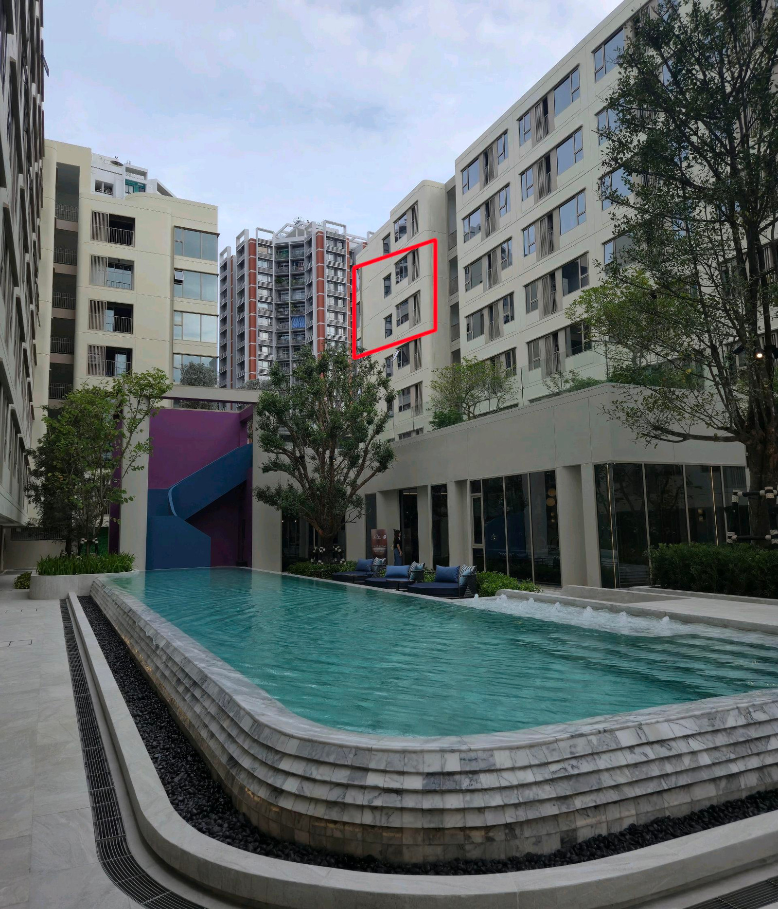 sell!! The  is selling it himself, Building A, 6th floor, corner room, 30 sq m. Central garden view, rare unit – รูปที่ 2