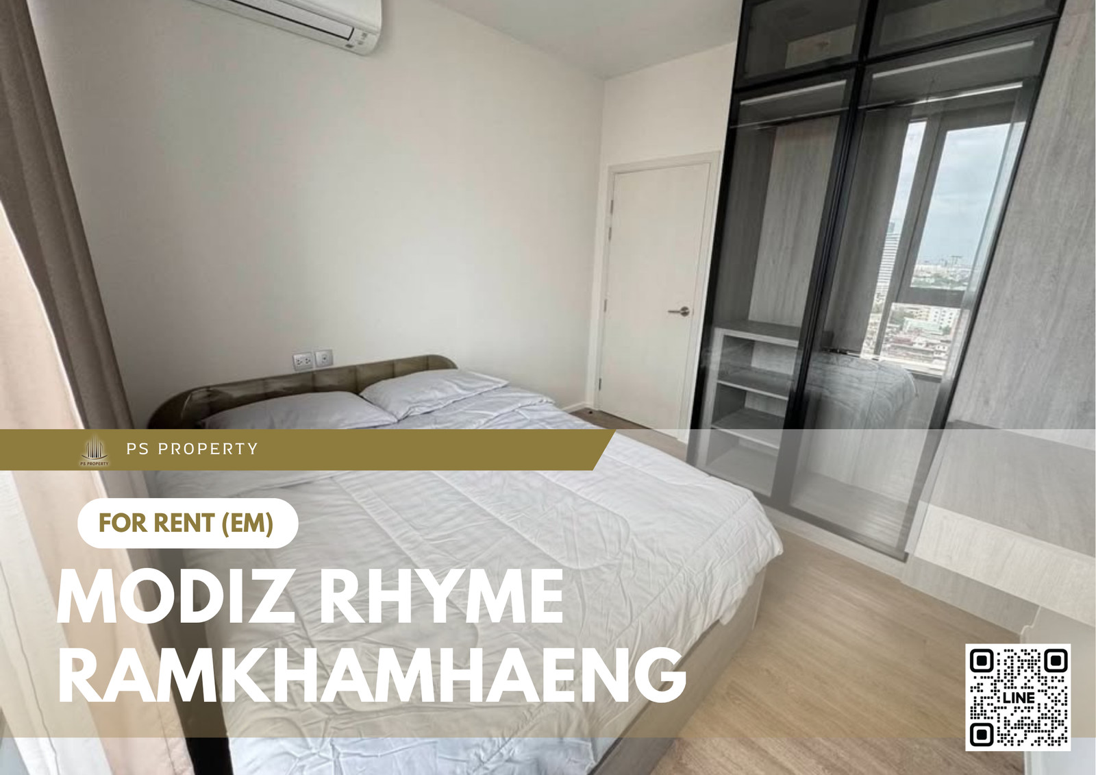 ให้เช่า 🔥 Modiz Rhyme Ramkhamhaeng 🔥 2 ห้องนอน เฟอร์นิเจอร์ และ เครื่องใช้ไฟฟ้าครบ ใกล้ MRT เพียง 80 เมตร ให้เช่า 🔥 Modiz Rhyme Ramkhamhaeng 🔥 2 ห้องนอน เฟอร์นิเจอร์ และ เครื่องใช้ไฟฟ้าครบ ใกล้ MRT เพียง 80 เมตร