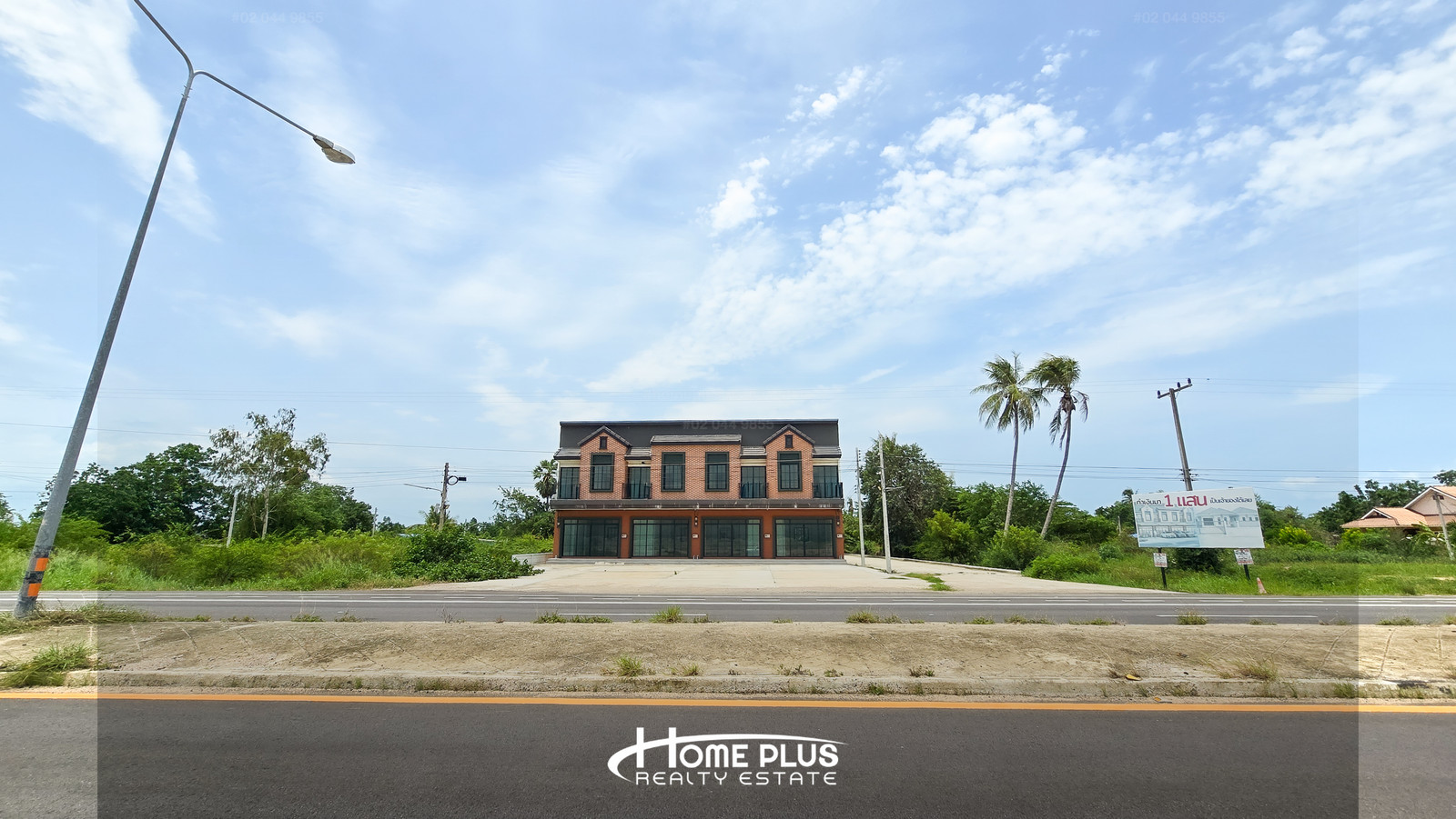 For sale/rent, 2-story townhome, The Flora Ville Cha-am project, European-New York style, next to the main road, mountain view, potential location. – รูปที่ 2